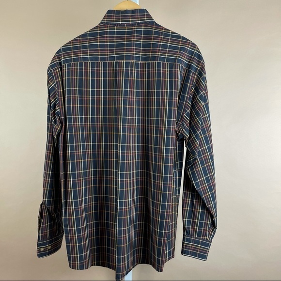 Enro Men’s Size Medium Non-Iron Poplin 100% Combed Cotton Dress Shirt Funky - Picture 2 of 12